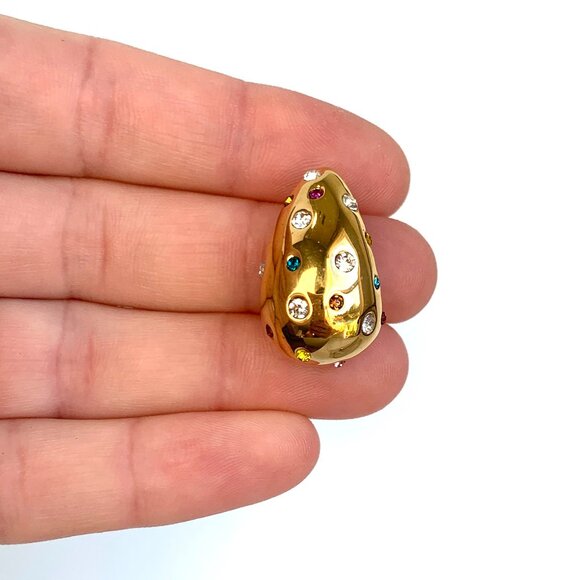 NEW~ Anthropologie Adina Eden Colorful Teardrop Stud Earrings - Picture 5 of 12